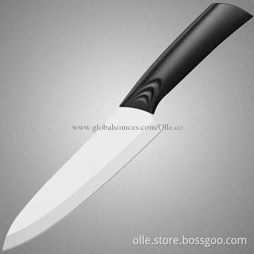 7" Professional Black Chef Knife Blade